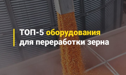 Советы зернопереработчикам: ТОП-5 оборудования