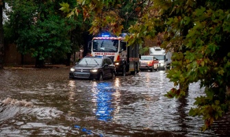 Мощный ливень и подтопление улиц в Одессе