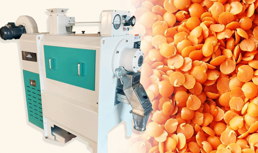 Horizontal Peeling Machine for legumes