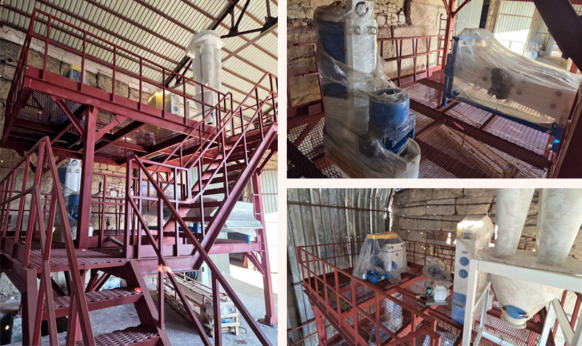 линия переработки гороха